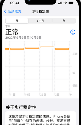 运粮湖管理区iPhone手机维修如何在iPhone开启'步行稳定性通知'