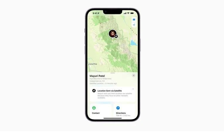 运粮湖管理区苹果14维修分享iPhone14系列中 FindMy功能通过卫星分享位置方法教程 