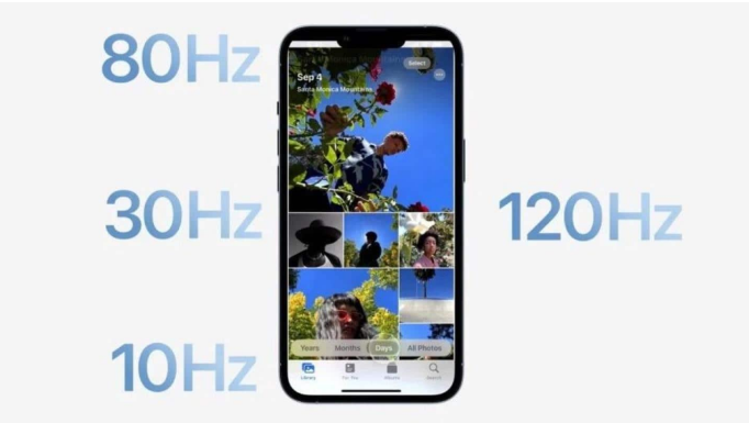 运粮湖管理区苹果14维修分享iPhone 14有高刷吗 