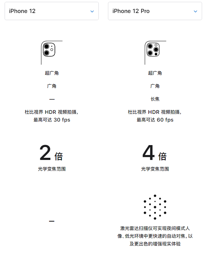 运粮湖管理区苹果手机维修分享苹果 iPhone 12 与 iPhone 12 Pro 选哪款 